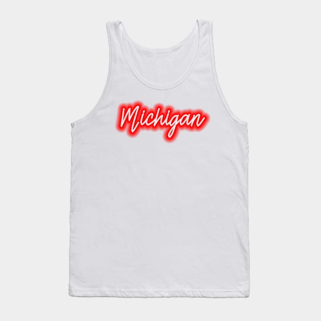 Michigan Tank Top by arlingjd